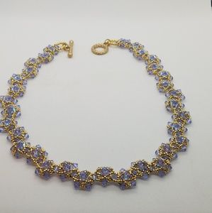 Handmade Swarovski crystal necklace